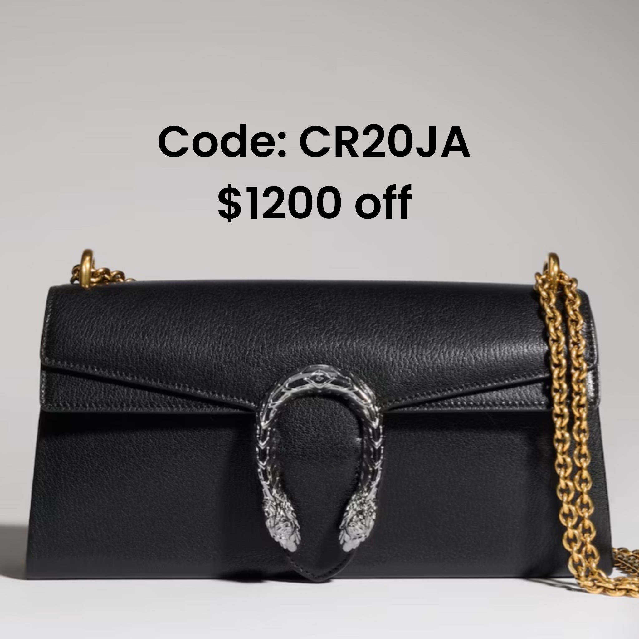 GUCCI DIONYSUS BLACK