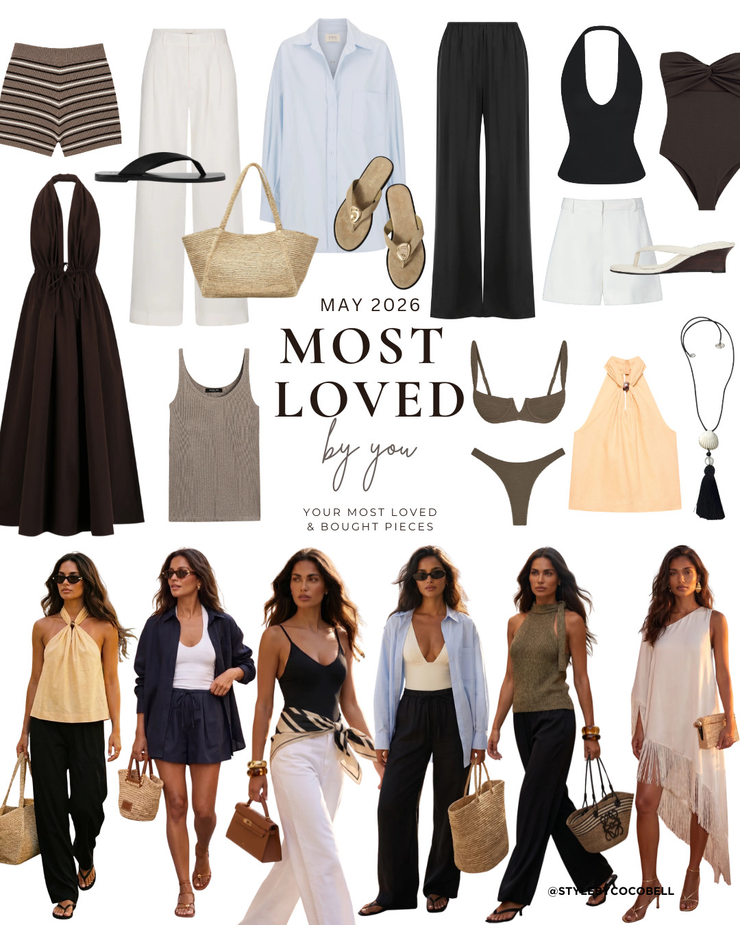 The items you clicked, saved and bought the most this month — from easy summer outfits to timeless wardrobe staples.