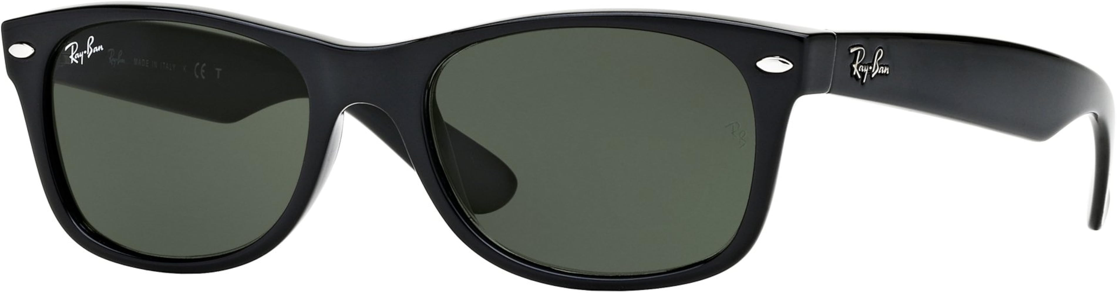 Ray-Ban RB2132 New Wayfarer Sunglasses + Vision Group Accessories Bundle | Amazon (US)