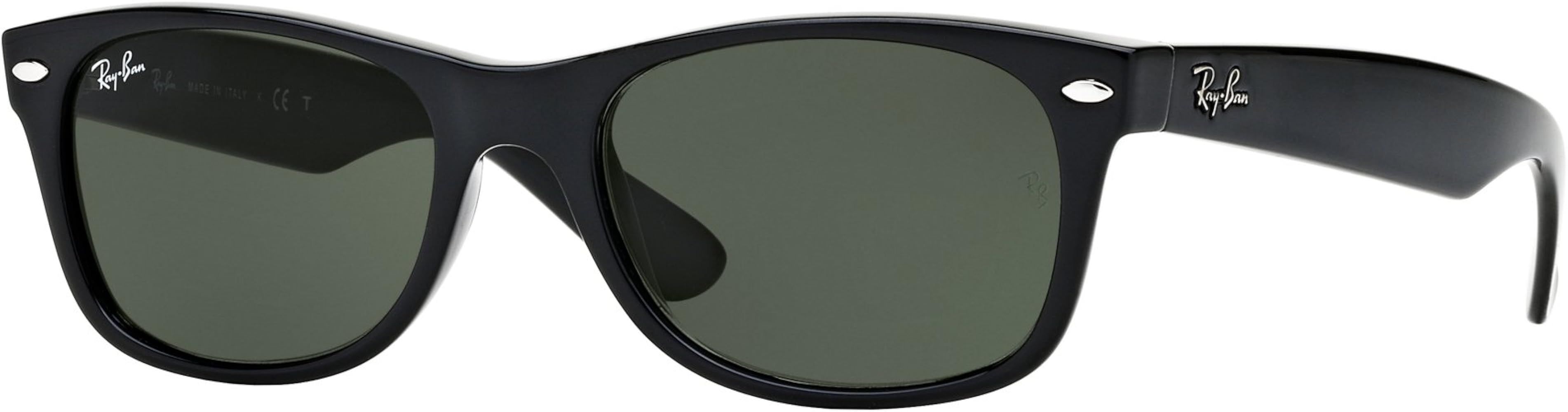 Ray-Ban RB2132 New Wayfarer Sunglasses + Vision Group Accessories Bundle | Amazon (US)