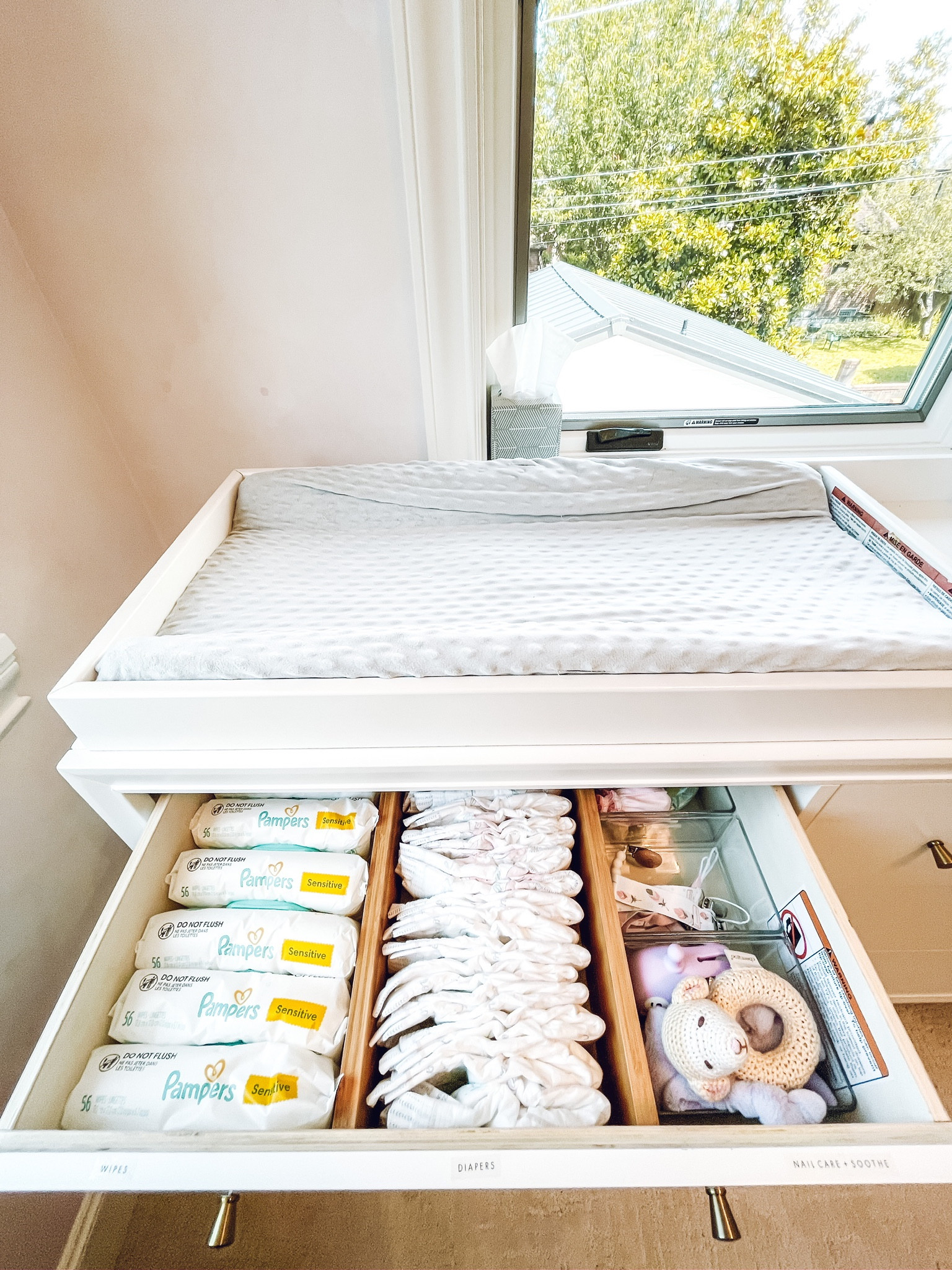 Nursery organization✨The Home Edit Medium Bin Organizer. Amazon Itzy Ritzy Sweetie Soother Pacifier. Amazon Lipper Divider. Pottery Barn Kids west elm x pbk Mid-Century 6-Drawer Changing Table.

#LTKfamily #LTKkids #LTKhome
