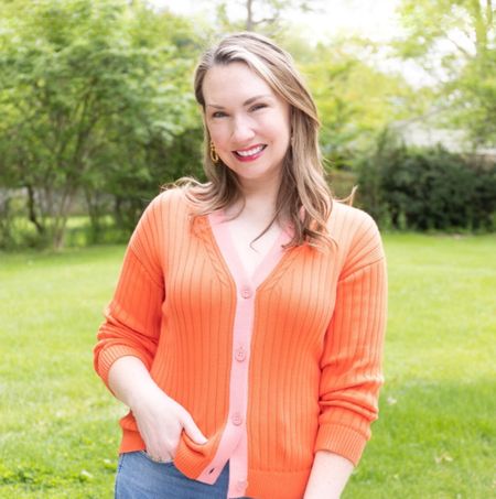 The most cheerful cardigan from @talbotsofficial featuring my favorite color combination. It's the perfect springtime piece for your next dinner date with friends, or a casual graduation party. 
#mytalbots, #talbotspartner, #modernclassicstyle, #greatstylerunsinthefamily, #ad 

#LTKSeasonal #LTKstyletip