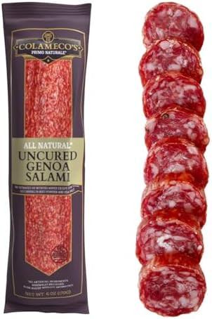 Colameco's All Natural Uncured Salami Chub - Authentic Italian Flavor, Humanely Raised - Gluten-F... | Amazon (US)