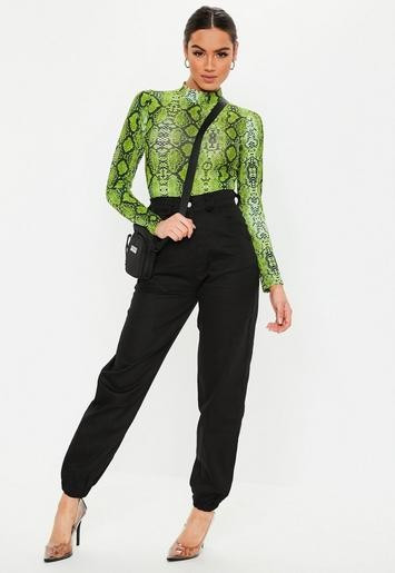 Black Slim Leg Jogger Pants | Missguided (US & CA)