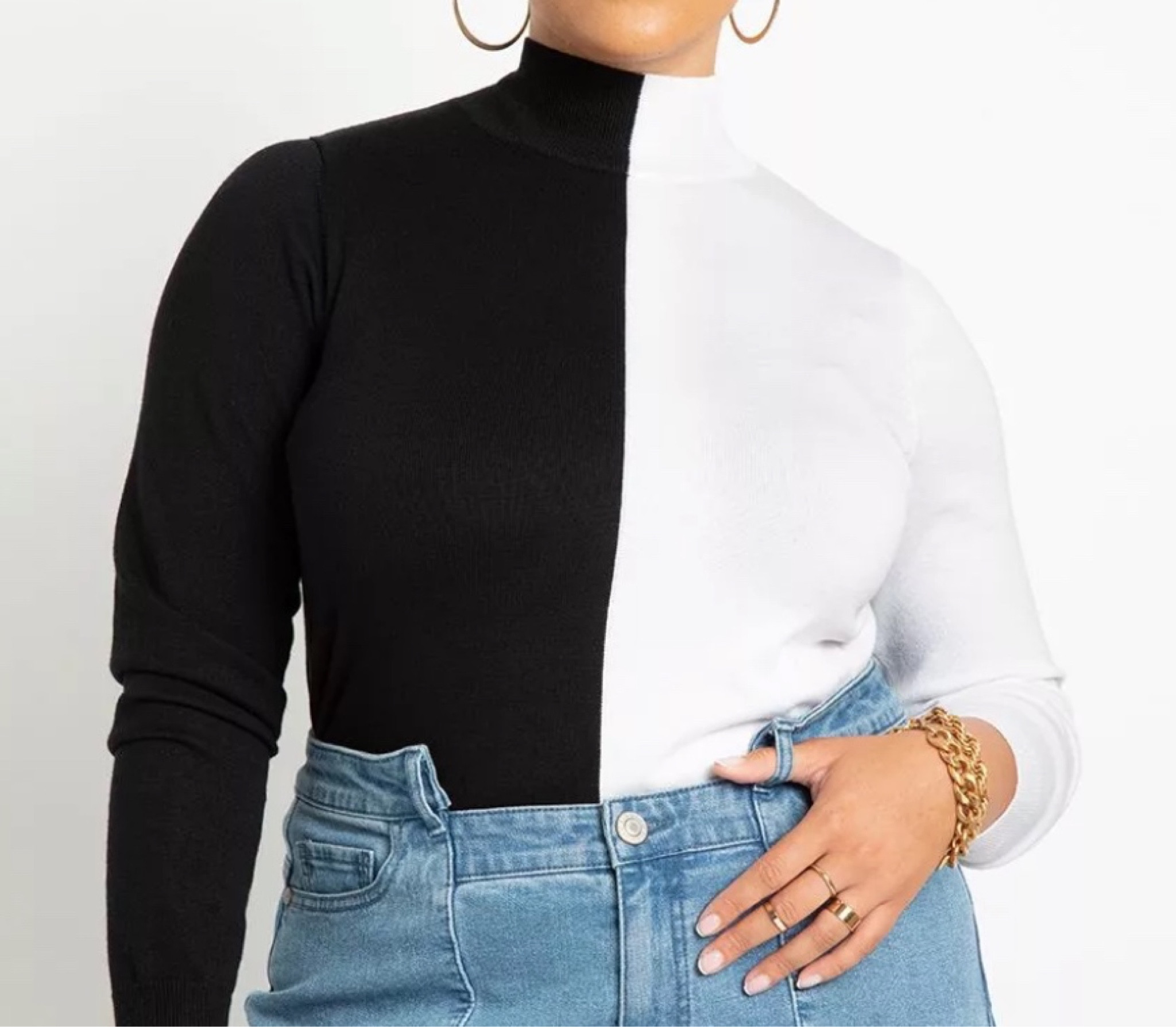 Vertical Colorblocked Turtleneck

#LTKcurves #LTKHoliday #LTKSeasonal