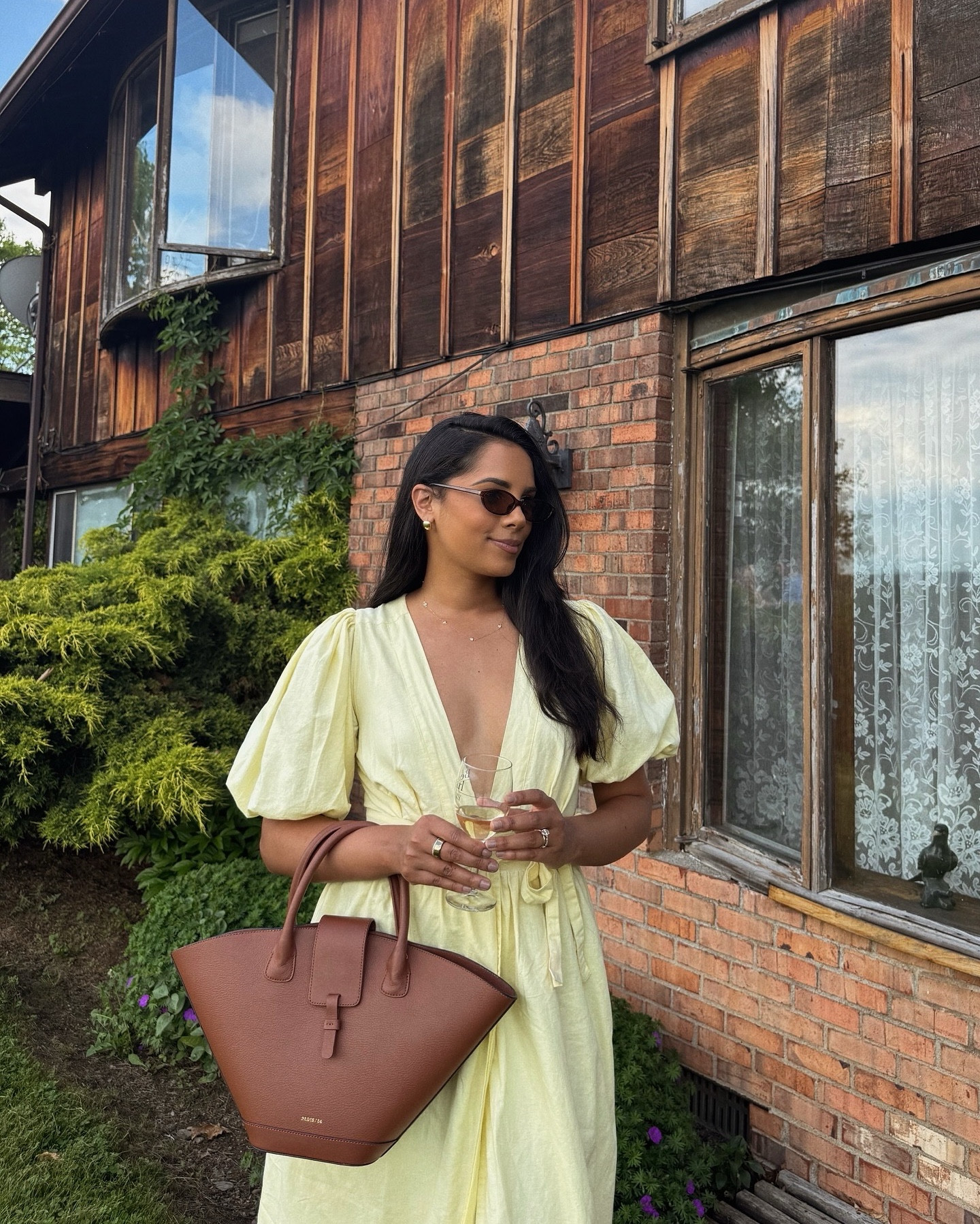 Butter yellow linen midi dress, sandals and brown leather tote bag. The perfect summer outfit!

#LTKStyleTip #LTKItBag #LTKShoeCrush