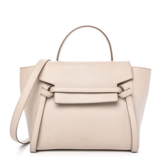 Grained Calfskin Micro Belt Bag Linen | Fashionphile