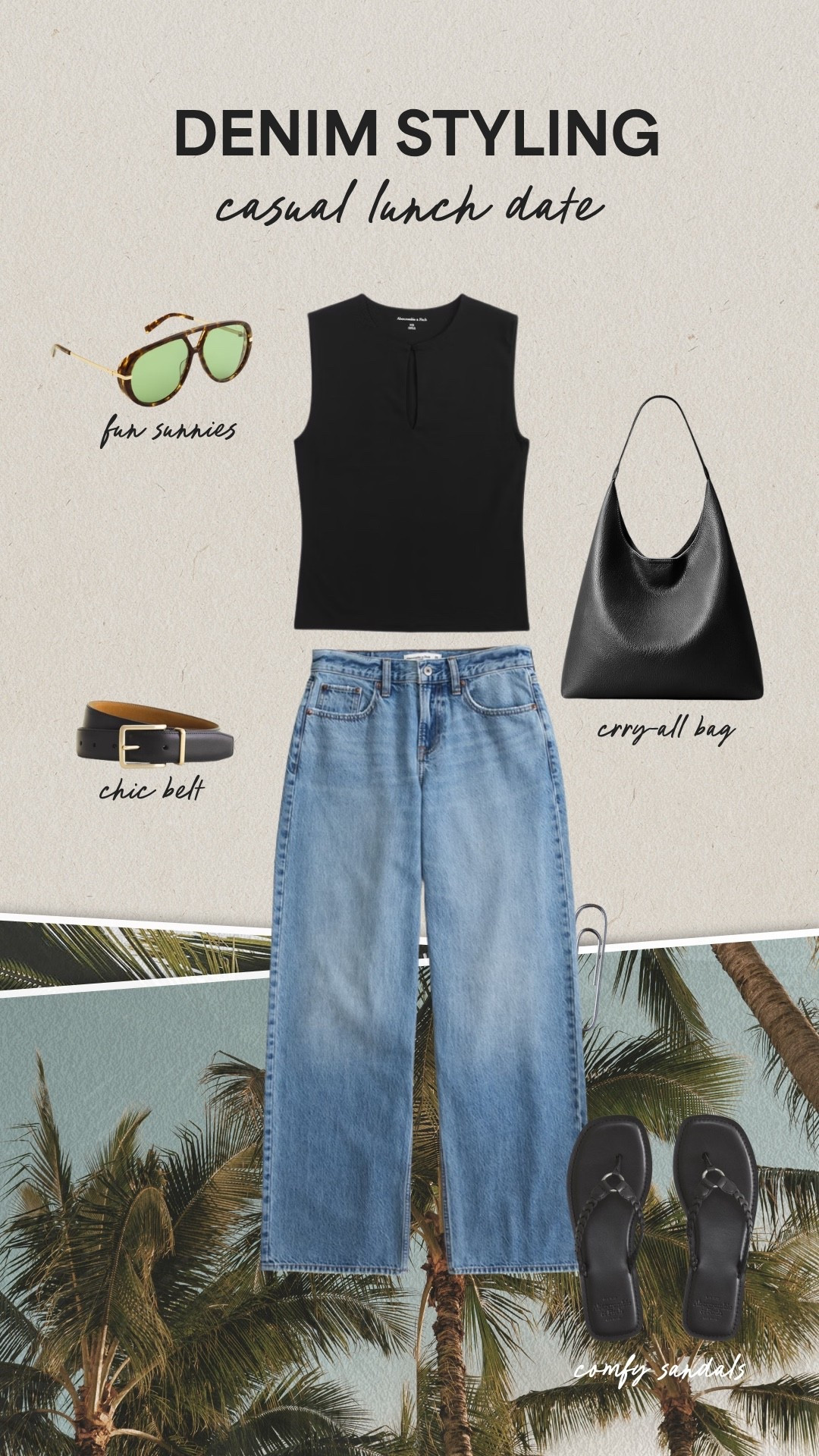 Styling denim from Abercrombie!! 

ootd, outfit inspo, fashion, summer fashion, casual outfit, black top, blue jeans, flip flops, purse, outfit inspo

#LTKootd #LTKgrwm #LTKSeasonal