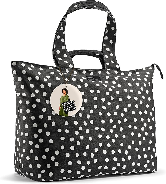 Fit & Fresh Large Beach Bag for Women - Extra Large Travel Tote With Pockets | Amazon (US)