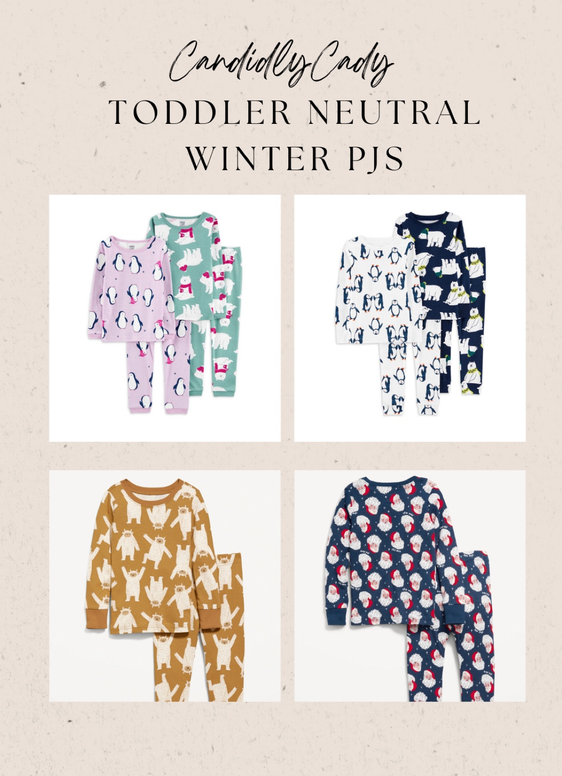 Toddler winter pjs in neutral colors 🩶 

#LTKHoliday #LTKHolidaySale #LTKGiftGuide