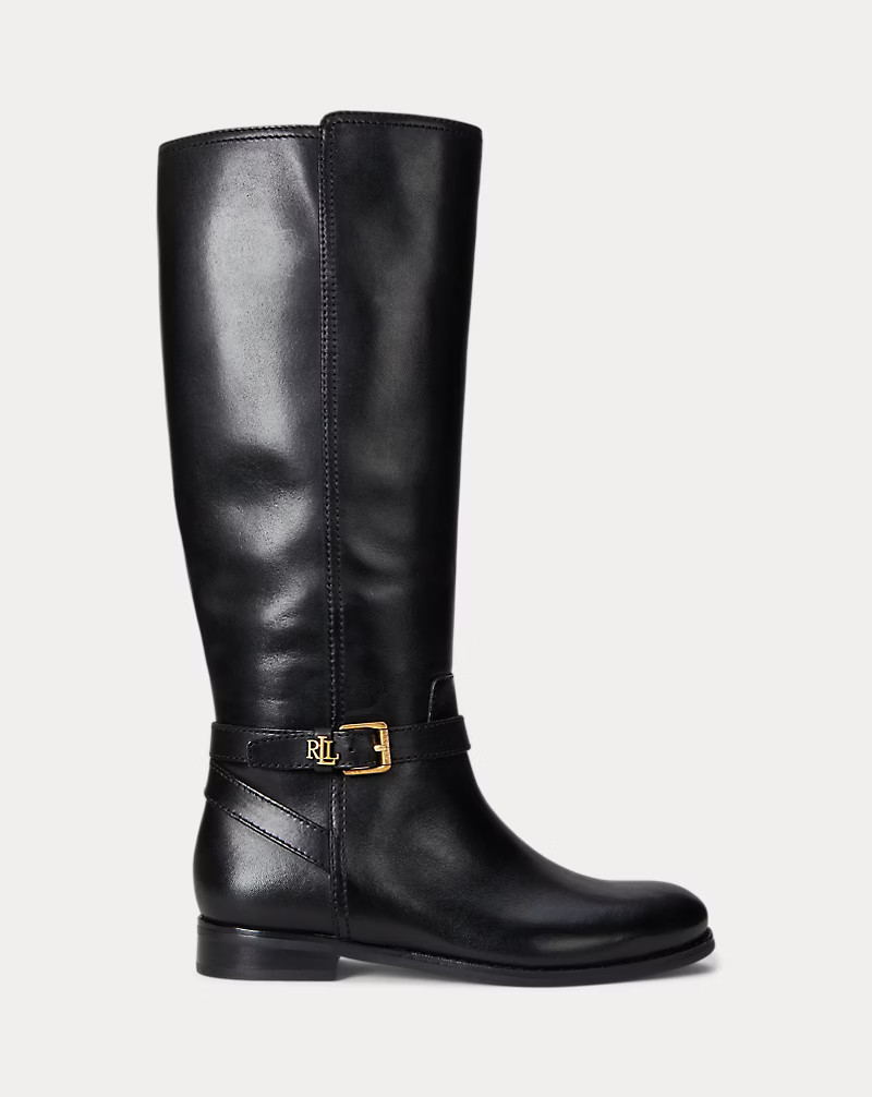 Brooke II Burnished Leather Tall Boot | Ralph Lauren (UK)