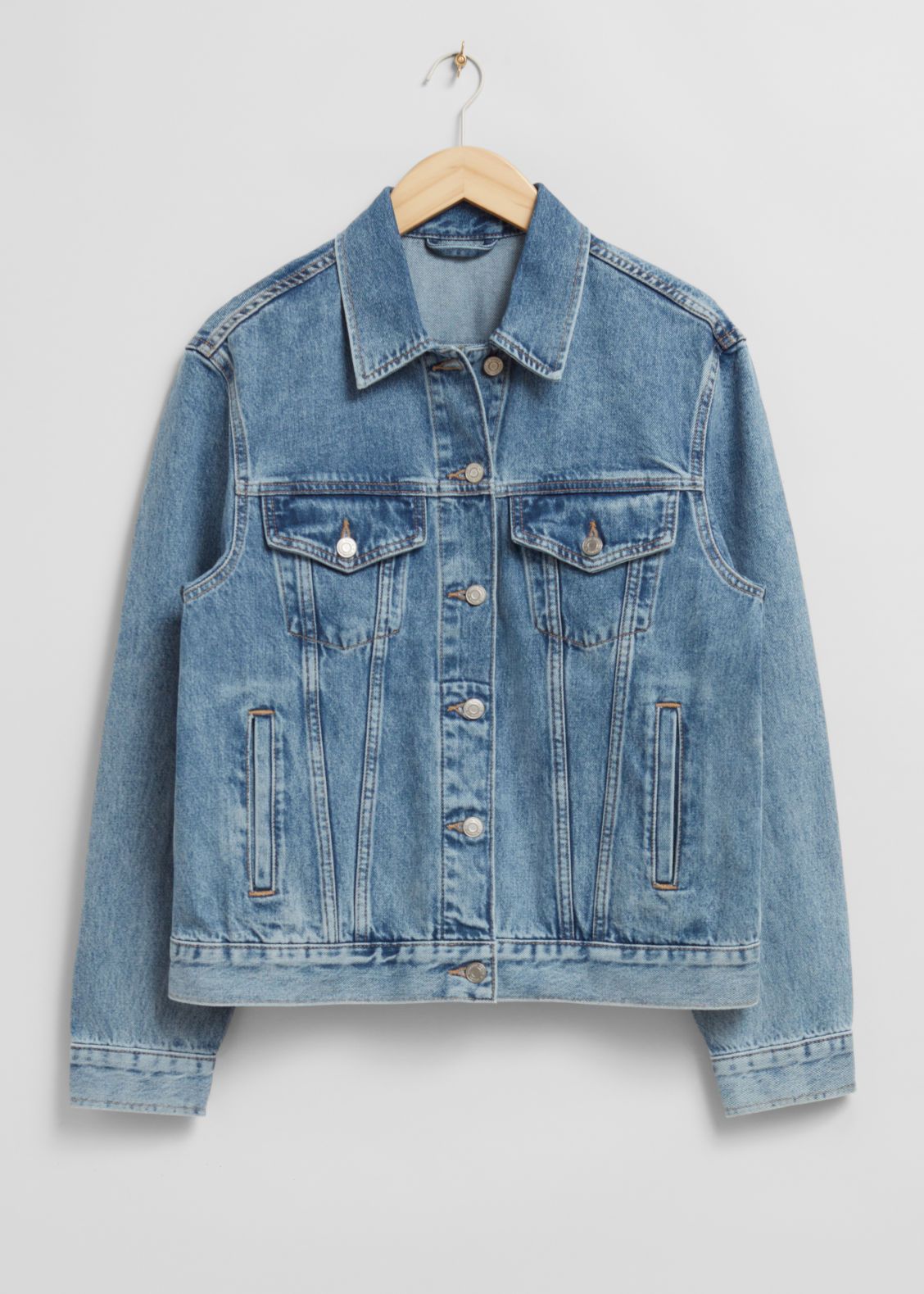 Denim Jacket - Turquoise | & Other Stories US