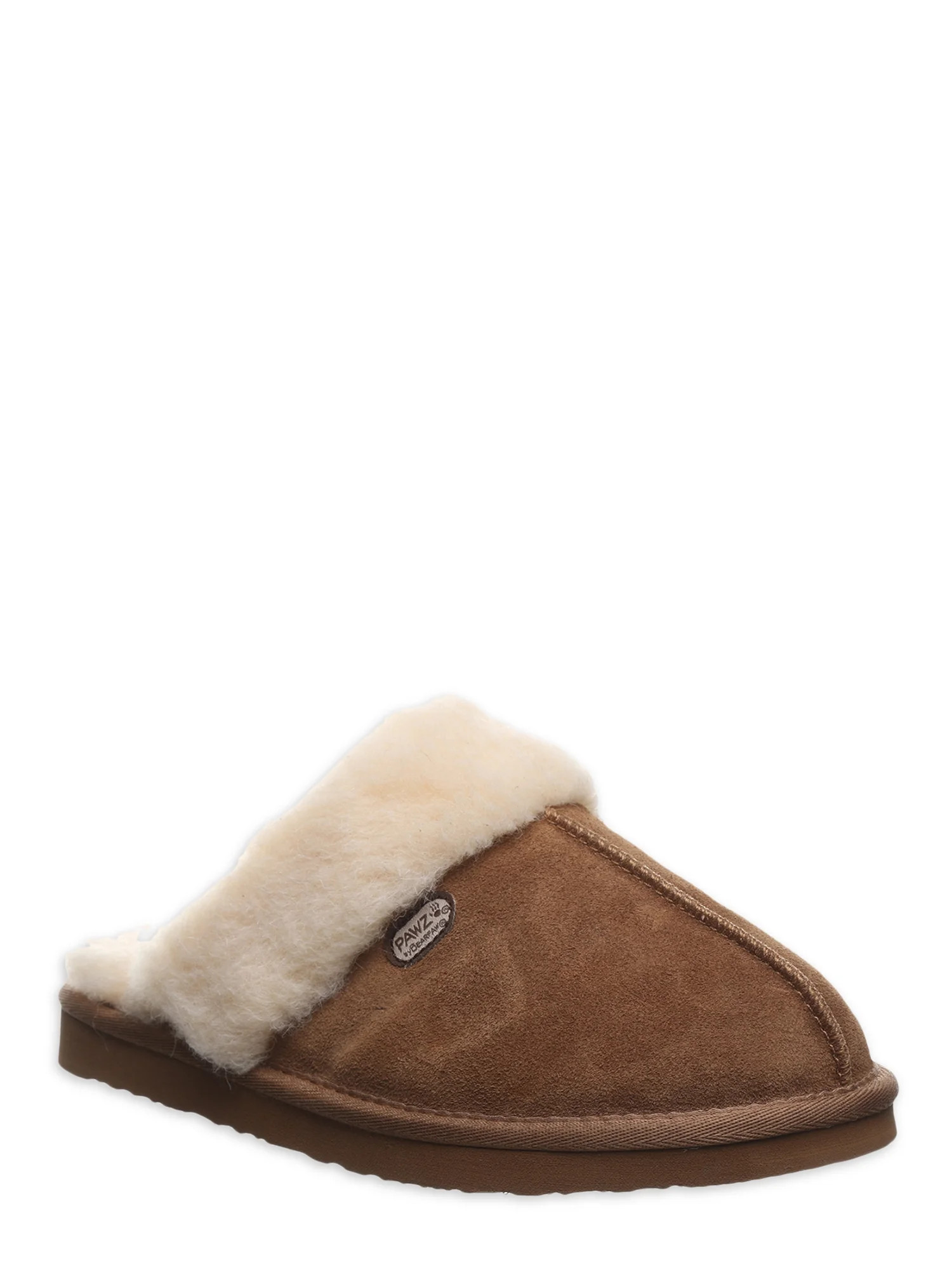 Pawz by Bearpaw Women's Mackenzie Suede Scuff Slipper | Walmart (US)