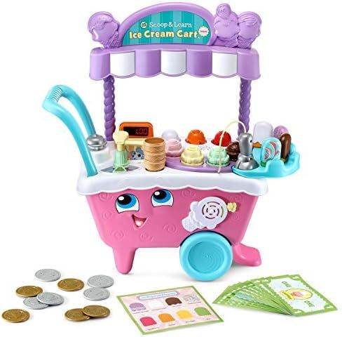 LeapFrog Scoop and Learn Ice Cream Cart Deluxe (Frustration Free Packaging) , Pink | Amazon (US)