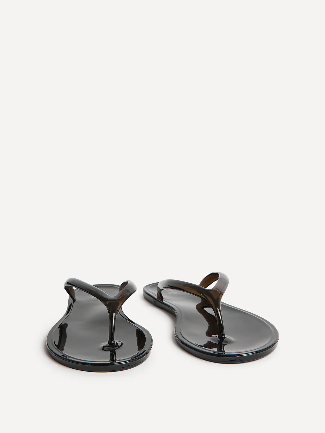 Marine Black Jelly Flip Flops | Linzi Shoes