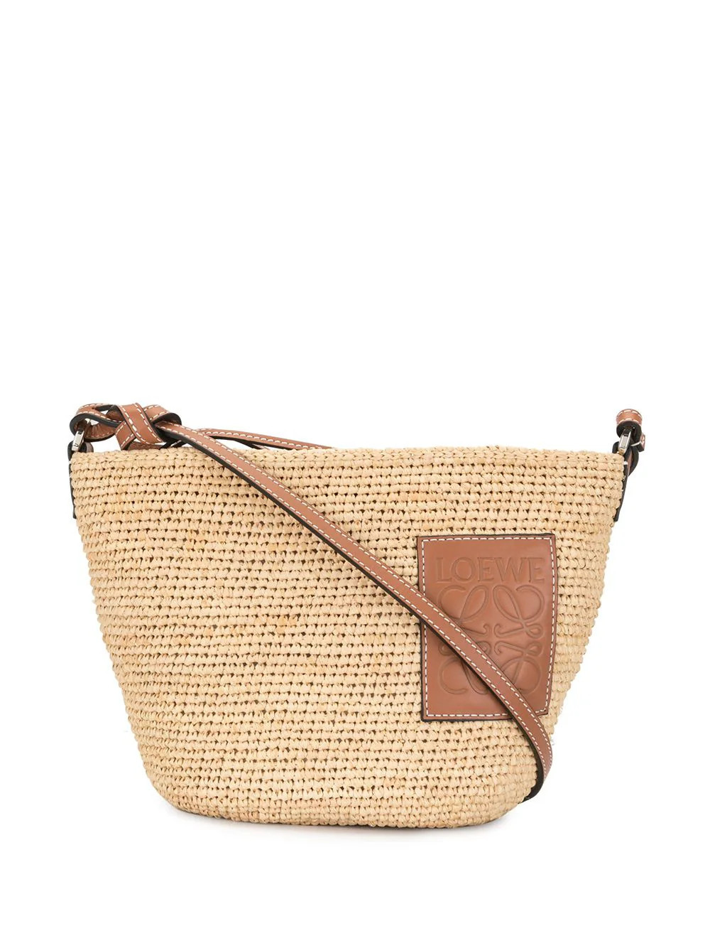 LOEWE raffia weave tote bag - Neutrals | Farfetch Global