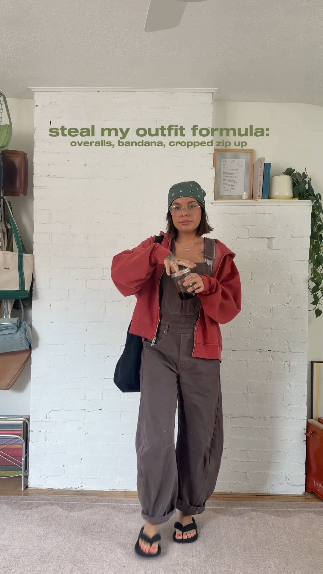 i originally had a small in these overalls (rented from nuuly) but i got an XS this time and they fit better! they’re very similar, but i like the little bit more of a cinch in the waist in the XS! 

the dupes are also linked! NOTE: i haven’t tried them, but i saw a review on them and they look VERY similar! can not speak to the quality tho!!!

overalls - xs regular
tank - small
flip flops - tts 
bag - large crescent
zip up hoodie - medium

#LTKootd #LTKgrwm #LTKmomlife