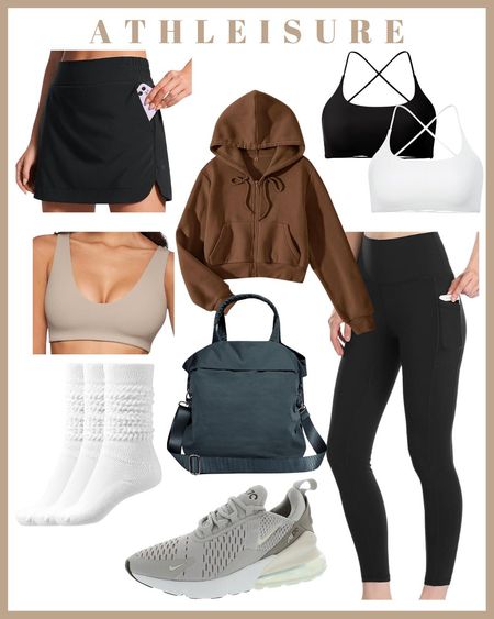 Athleisure outfit, gym leggings, sports bra , athleisure finds from Amazon, gym outfits, gym bag, gym leggings, sports, workout clothes 

#LTKActive #LTKstyletip #LTKfindsunder50