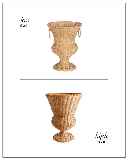High / Low : Woven Footed Planter Vase 

#LTKhome #LTKfindsunder50