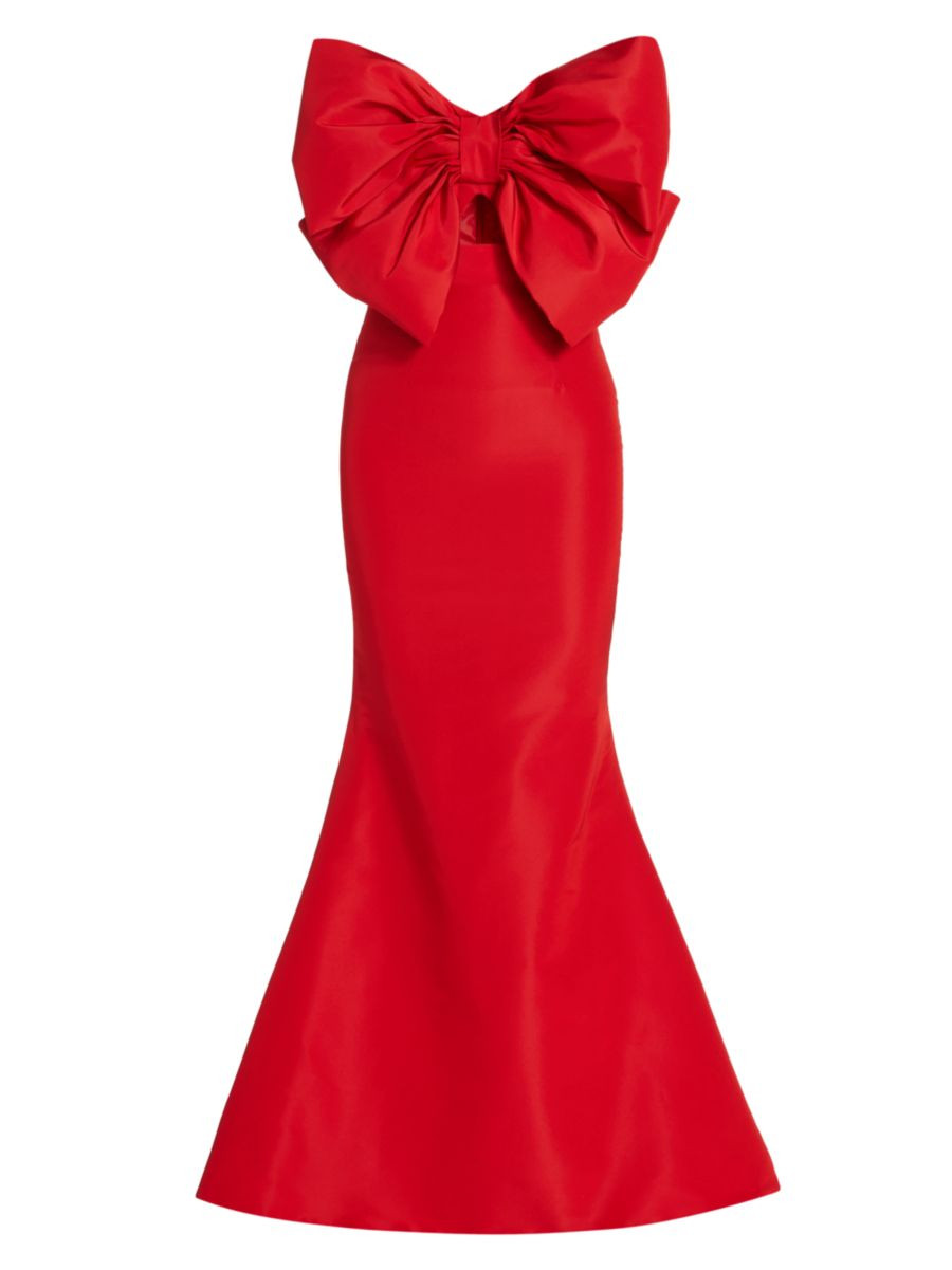 Sylvie Bow-Embellished Gown | Saks Fifth Avenue