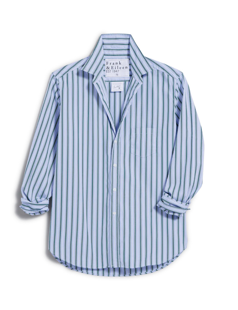 EILEEN Blue and Green Multi Stripe, Superluxe | Frank & Eileen