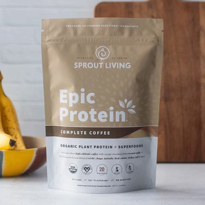 Epic Protein | Organic Plant Protein, Superfoods, Complete Coffee - 1 lb | Target