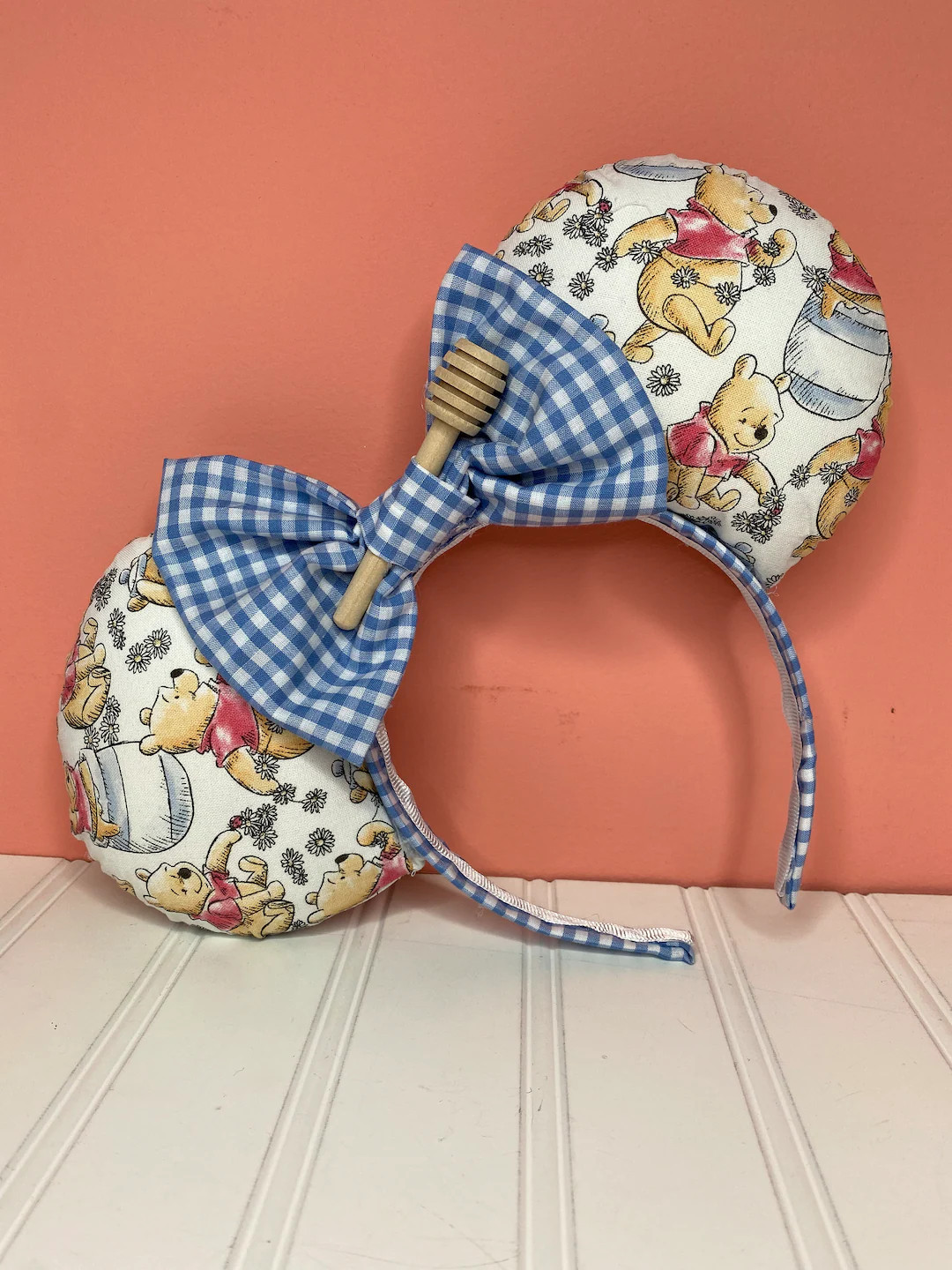 Mouse Ears/Winnie the Pooh/Boutique Mouse Ears/Disney Inspired/Headband/Handmade | Etsy (US)