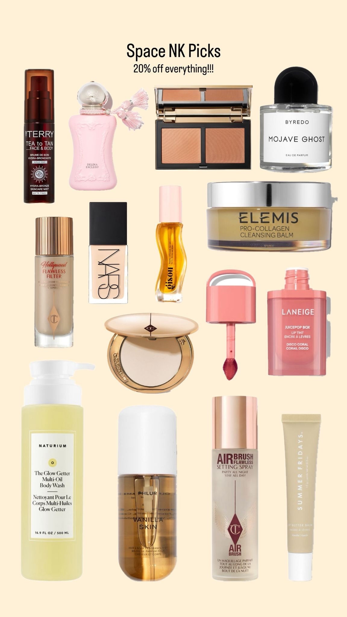 My Space NK order, everything 20% off!! 💁🏻‍♀️ makeup - skincare - perfume 

#LTKstyletip #LTKspring #LTKbeauty