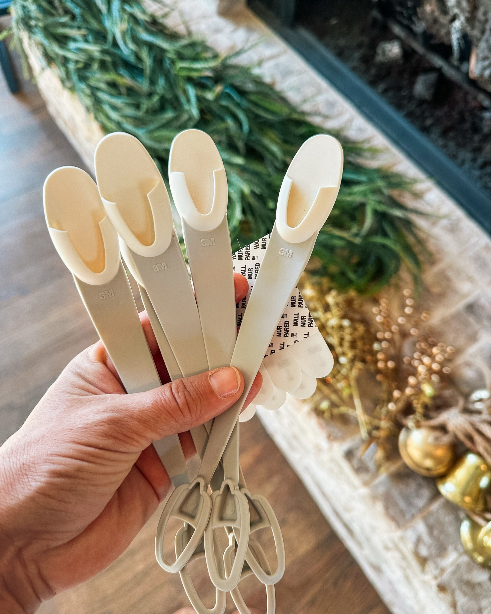 These specialized Command hooks are a holiday decor hack every mom needs in her toolkit. 🙌🏼 Total game changers for hanging garland without damaging your walls or mantle. I used them to hang my mantle garland asymmetrically (my fave way to elevate the look!) and of course added twinkling lights because cozy glow is a holiday must-have. ✨

If you’re looking for easy holiday decor ideas, simple garland hanging tips, or holiday hacks that actually work, these are it. Linking everything to help you elevate the everyday this season. 🎄💫

#LTKSeasonal #LTKmomlife #LTKHoliday