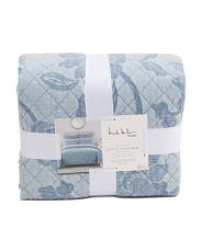 Cotton Waffle Floral Quilt Set | TJ Maxx