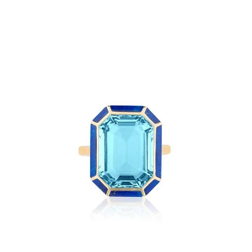 Melange Emerald Cut Statement Ring | Milestones by Ashleigh Bergman