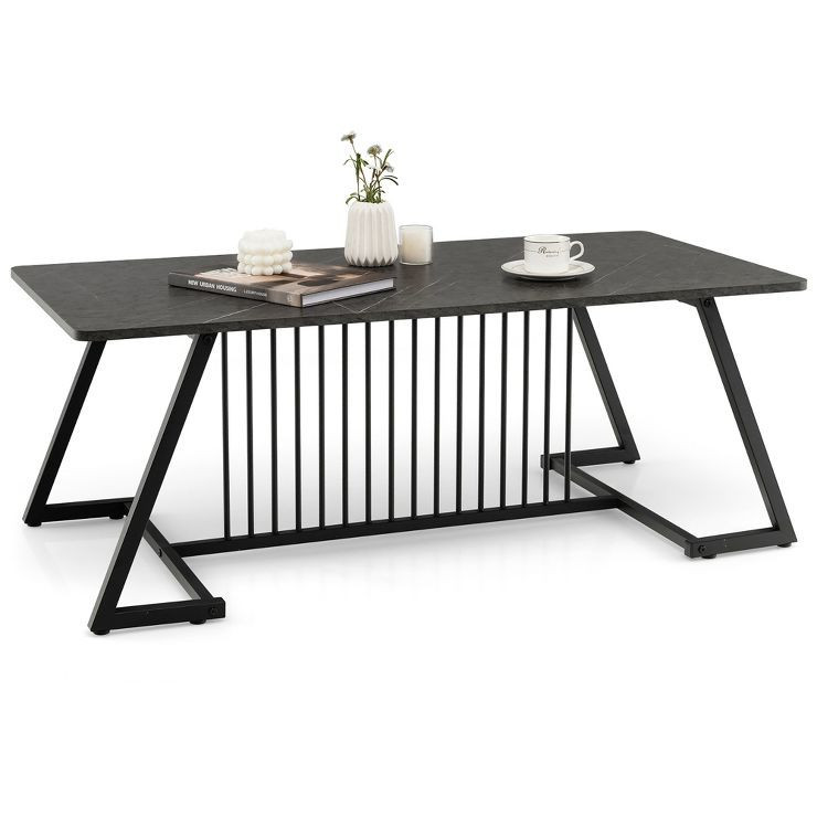 Costway Modern Coffee Table 48 Stylish End Table W/Spacious Tabletop For Living Room | Target