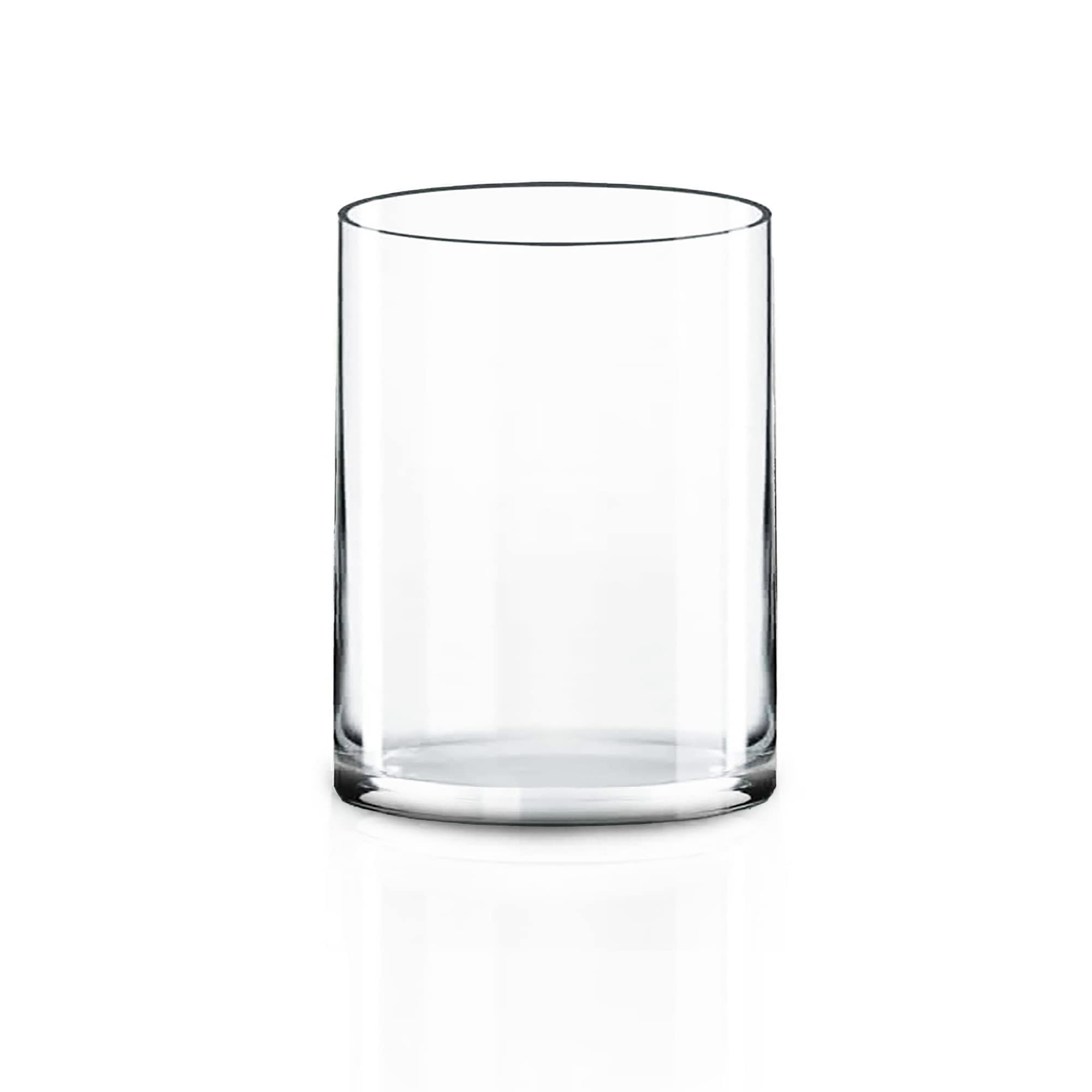 CYS EXCEL Cylinder Clear Glass Vase (H:8" D:6") | Multiple Size Choices Glass Flower Vase Centerp... | Amazon (US)