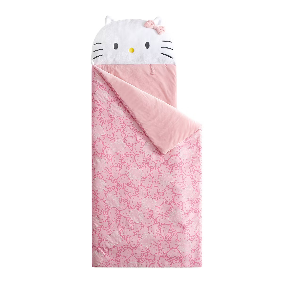 Hello Kitty Kids' Glow in the Dark Sleeping Bag Pink | Target