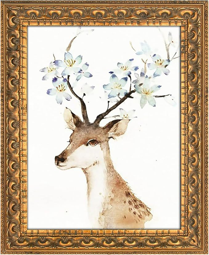 Golden State Art, 8X10 Ornate Finish Photo Frame, Bronze Color, Real Glass | Amazon (US)