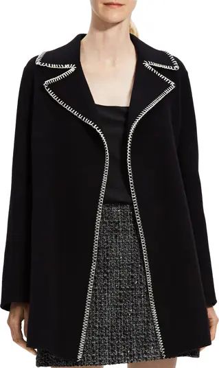 Theory Luxe Wool Blend Coat | Nordstrom | Nordstrom