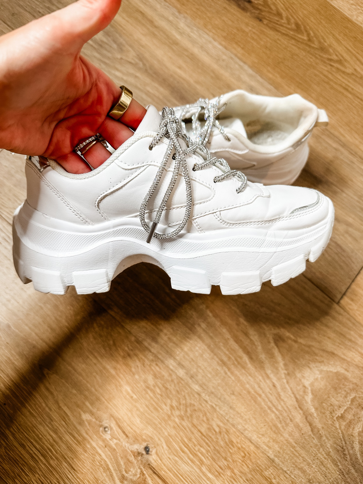 Give me all the Rhinestone shoelaces! Love me a good sparkle⭐️ 

#LTKstyletip #LTKshoecrush #LTKfindsunder50