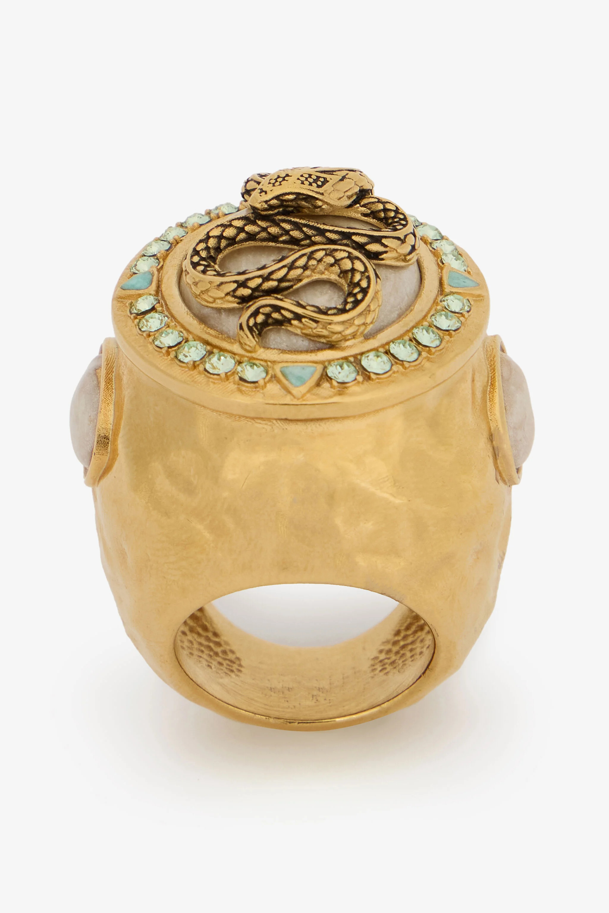 Snake and Gemstone Ring | Roberto Cavalli