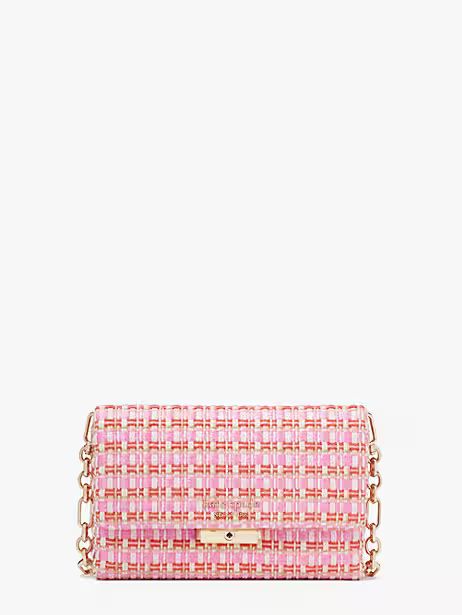 carlyle raffia tweed chain wallet | Kate Spade (US)