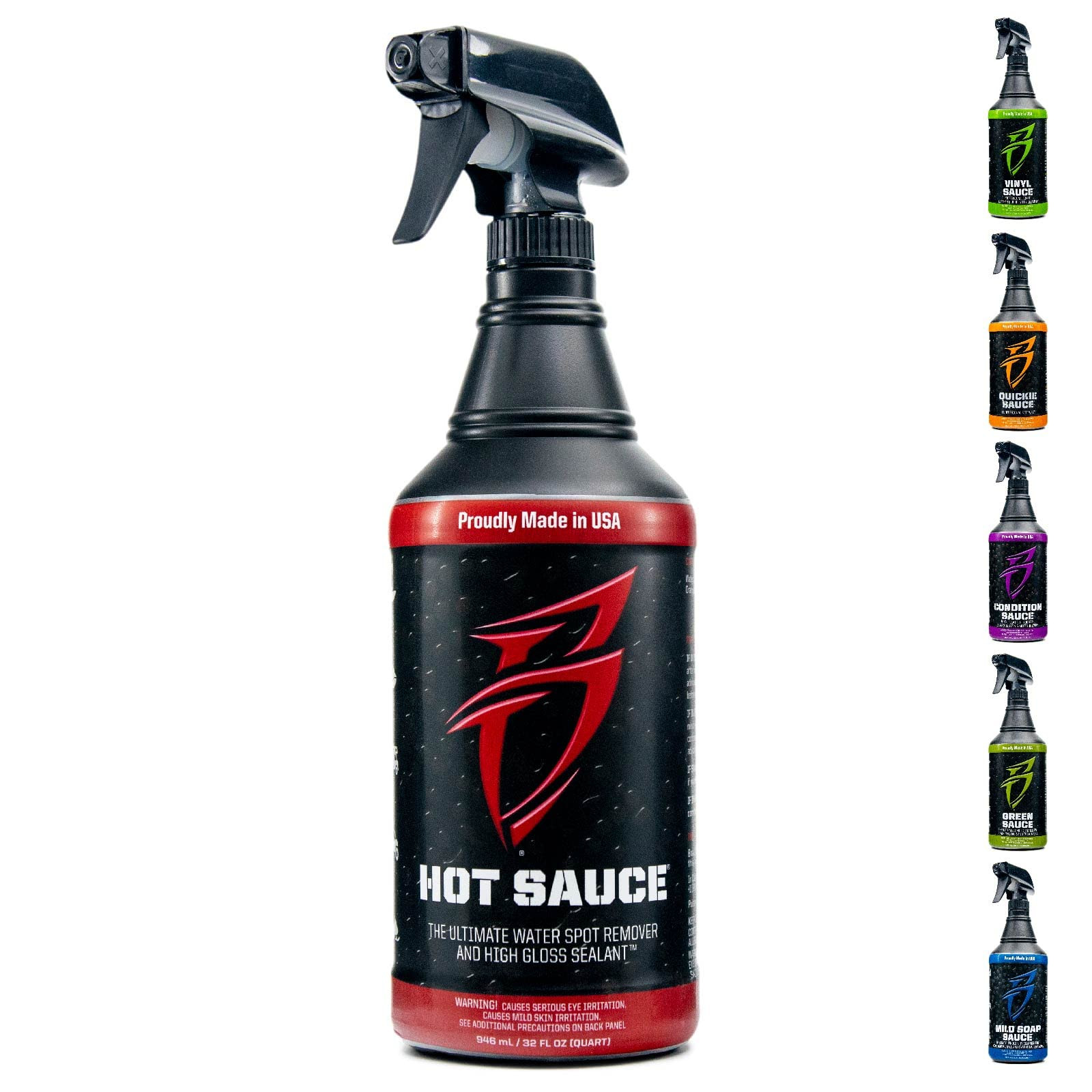 Boat Bling Hot Sauce Premium Hard Water Spot Remover w/High-Gloss Wax Sealants, 32 oz. | Amazon (US)