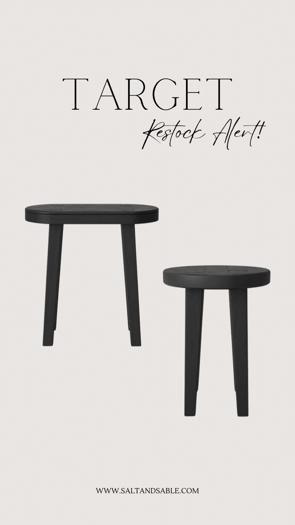 Restock on these black accent tables from Target 🎯 



End table 
Living room accents 
Home accents 
Black furniture 
Modern organic 
Living room ideas 
Living room inspiration 

#LTKstyletip #LTKunder100 #LTKhome