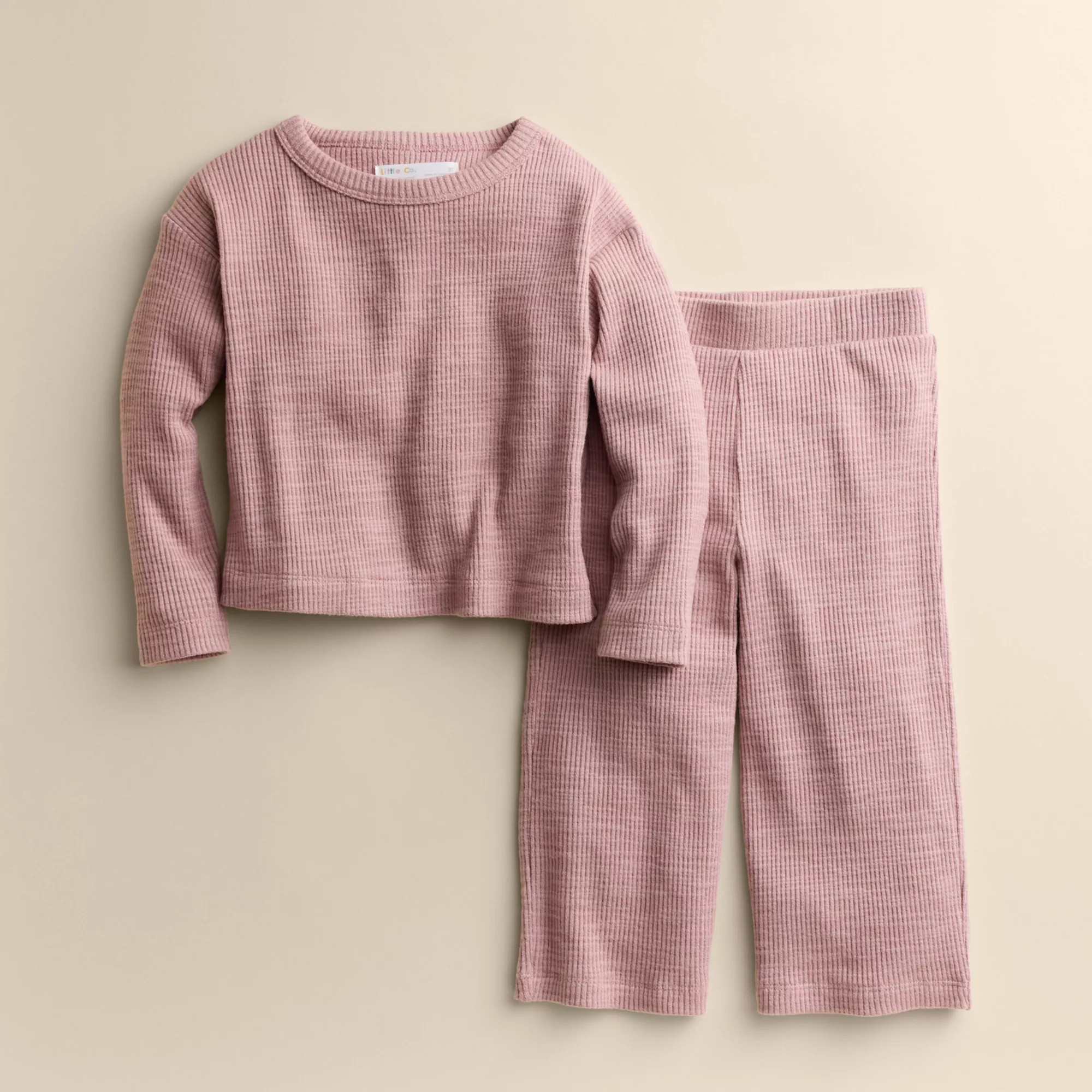 Girls 4-12 Little Co. by Lauren Conrad 2-Piece Relaxed Wide Leg Pants & Pullover Top Set | Kohl's