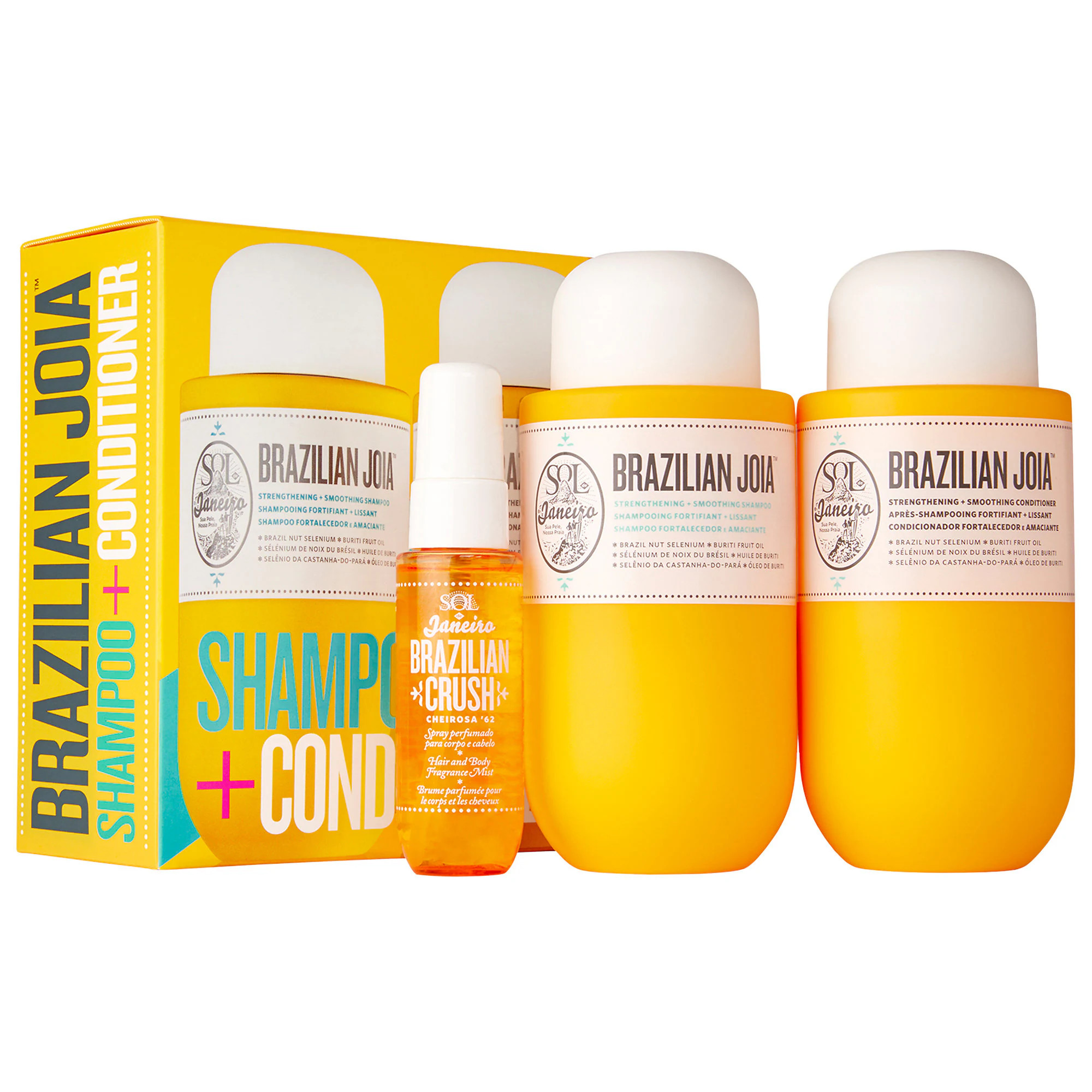 Sol de Janeiro Brazilian Joia Strengthening + Smoothing Shampoo + Conditioner Set | Sephora (US)