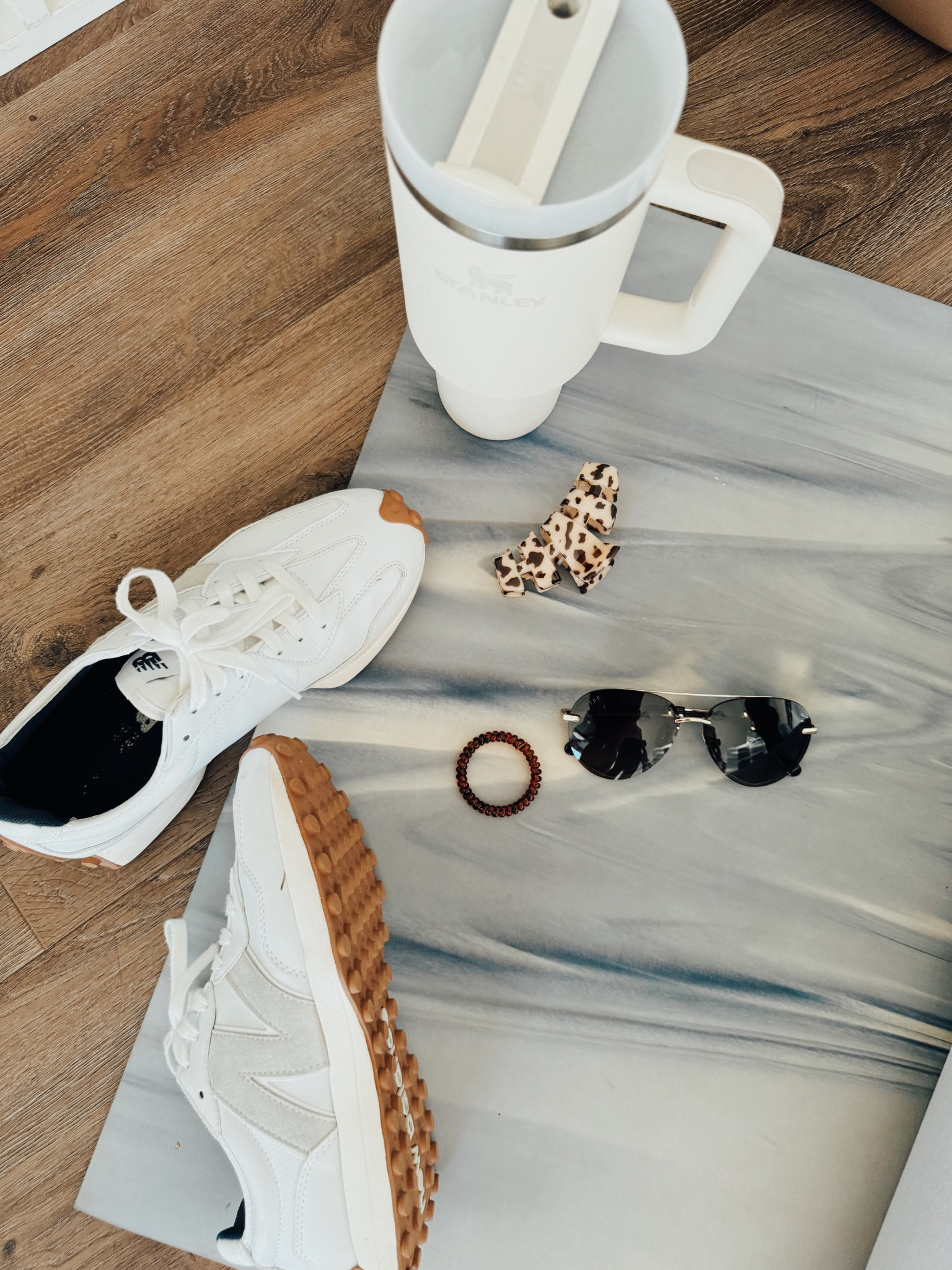 The morning workout lineup! Loving these hair accessories from Teleties! My favorite brand!! 

#LTKOver40 #LTKActive #LTKStyleTip