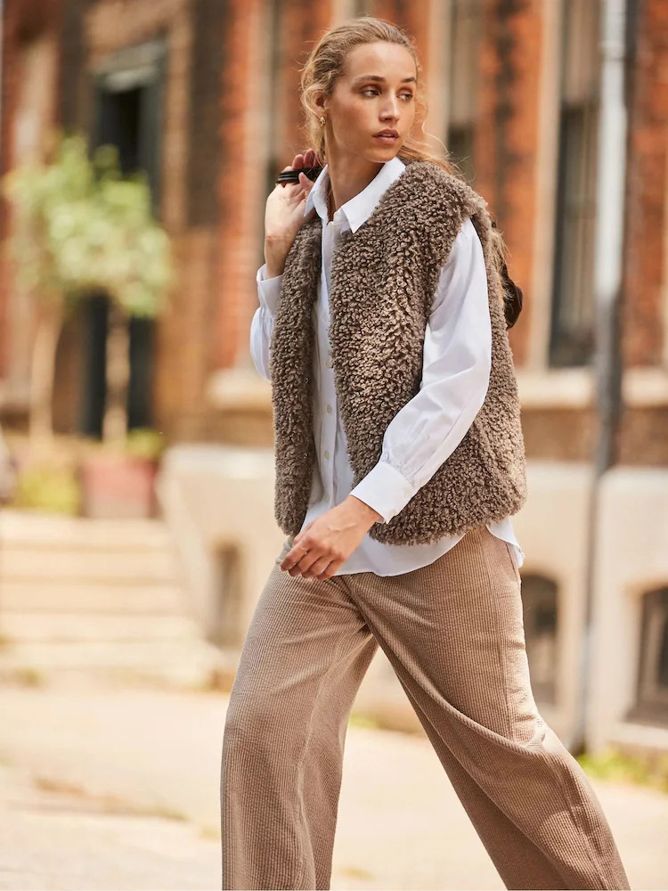 Ro&Zo Faux Fur Gilet | Next EU