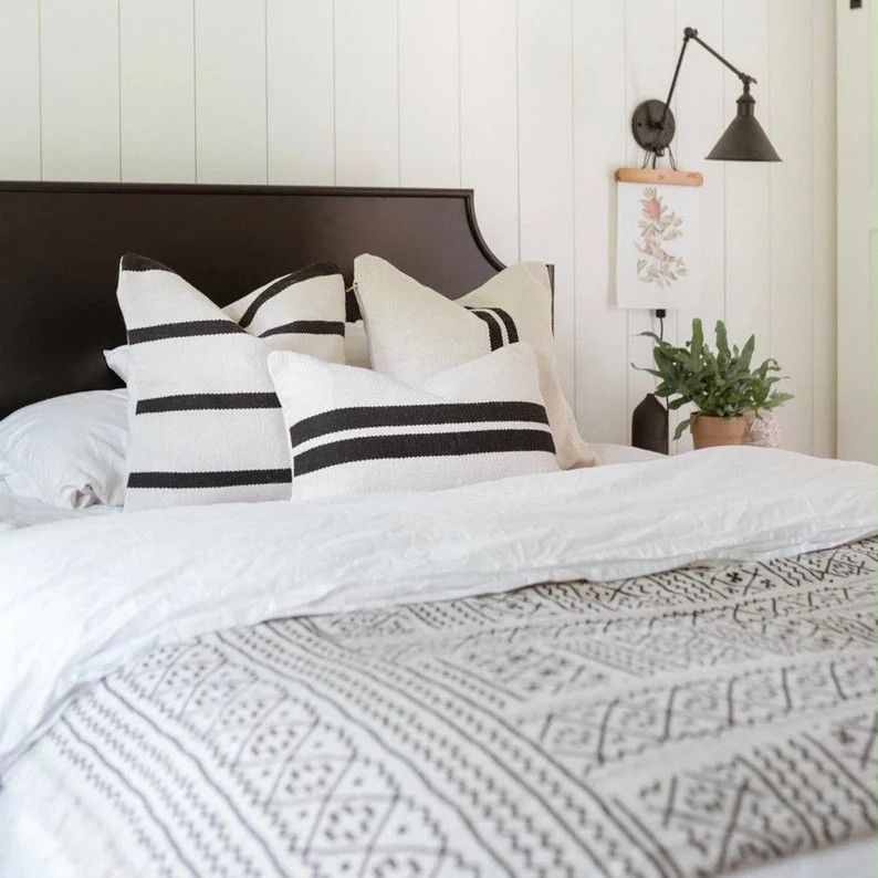 Handwoven Black and Cream Pillow Chanda Handwoven Black and | Etsy | Etsy (US)