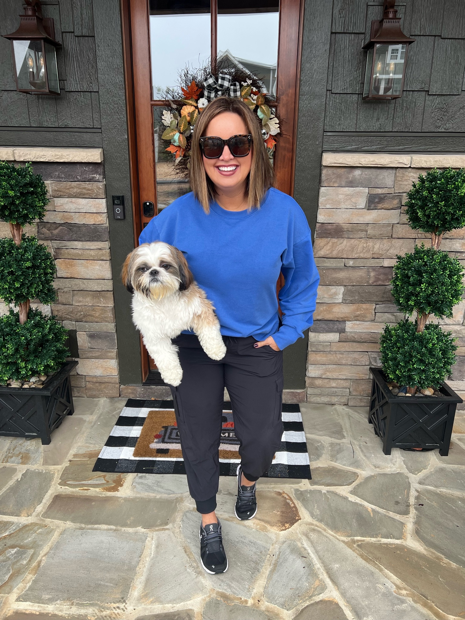 Target Joggers run True to size
Sweatshirt has an oversized fit, so no need to size up if you want it oversized.
On cloud sneakers - true to size 

Target style / athleisure / fall outfit 

#LTKfit #LTKcurves #LTKunder50