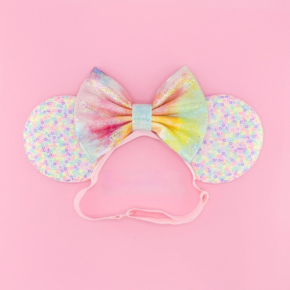 Confetti Elastic Mickey Ears | Amazon (US)