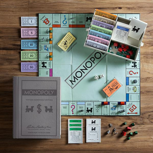 Monopoly Vintage Bookshelf Game | The Container Store