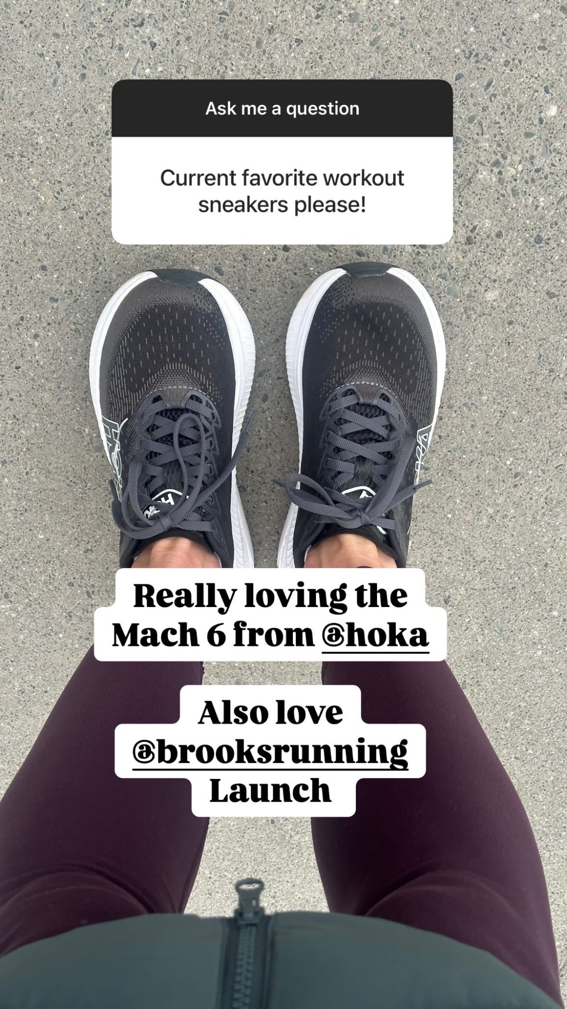 Really loving the Mach 6 from @hoka 

Also love @brooksrunning Launch